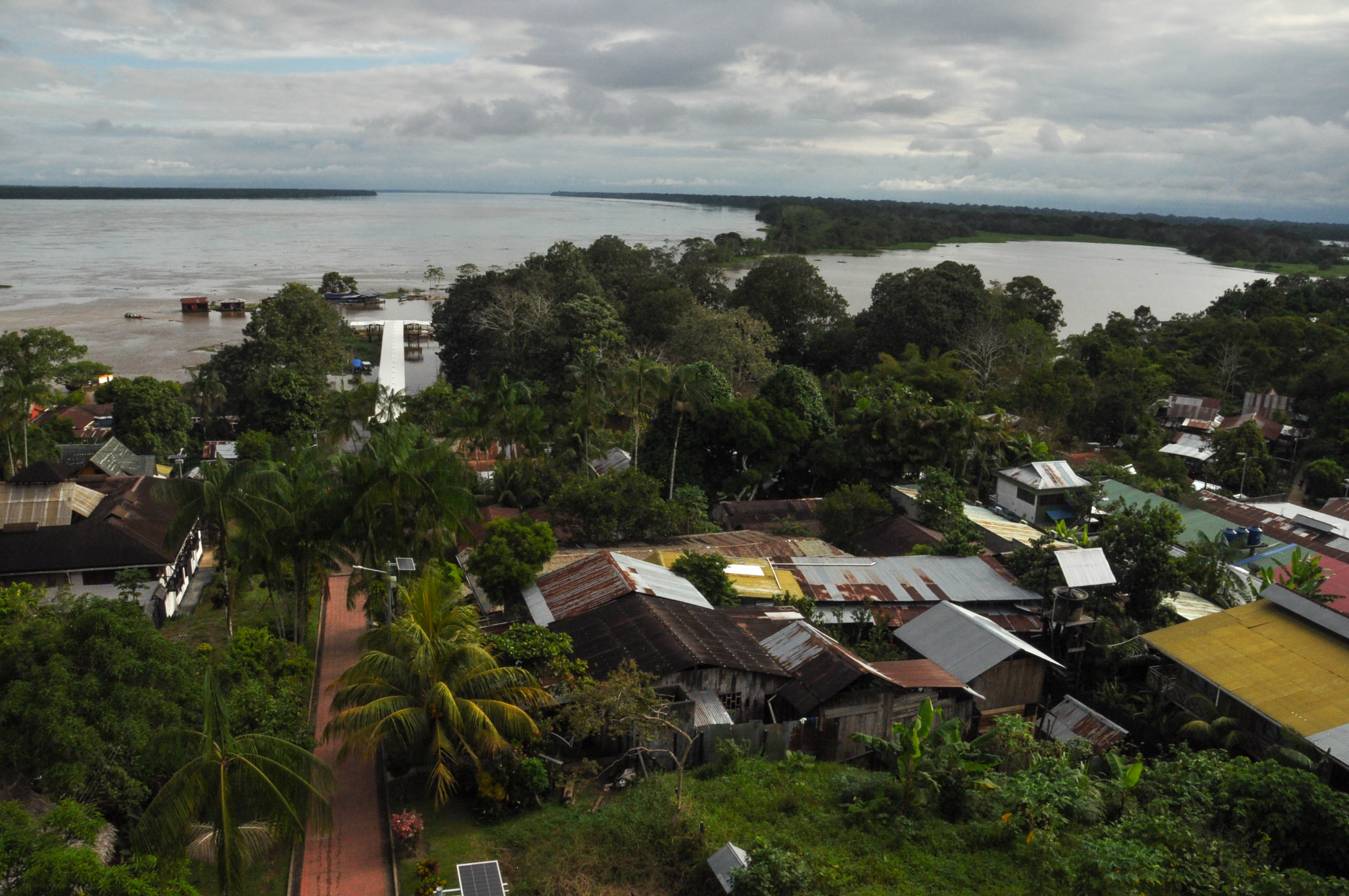 Puerto Nariño es un pequeño municipio ubicado en el extremo sur de Colombia, a dos horas de Leticia, capital de Amazonas. Foto: Esteban Tavera