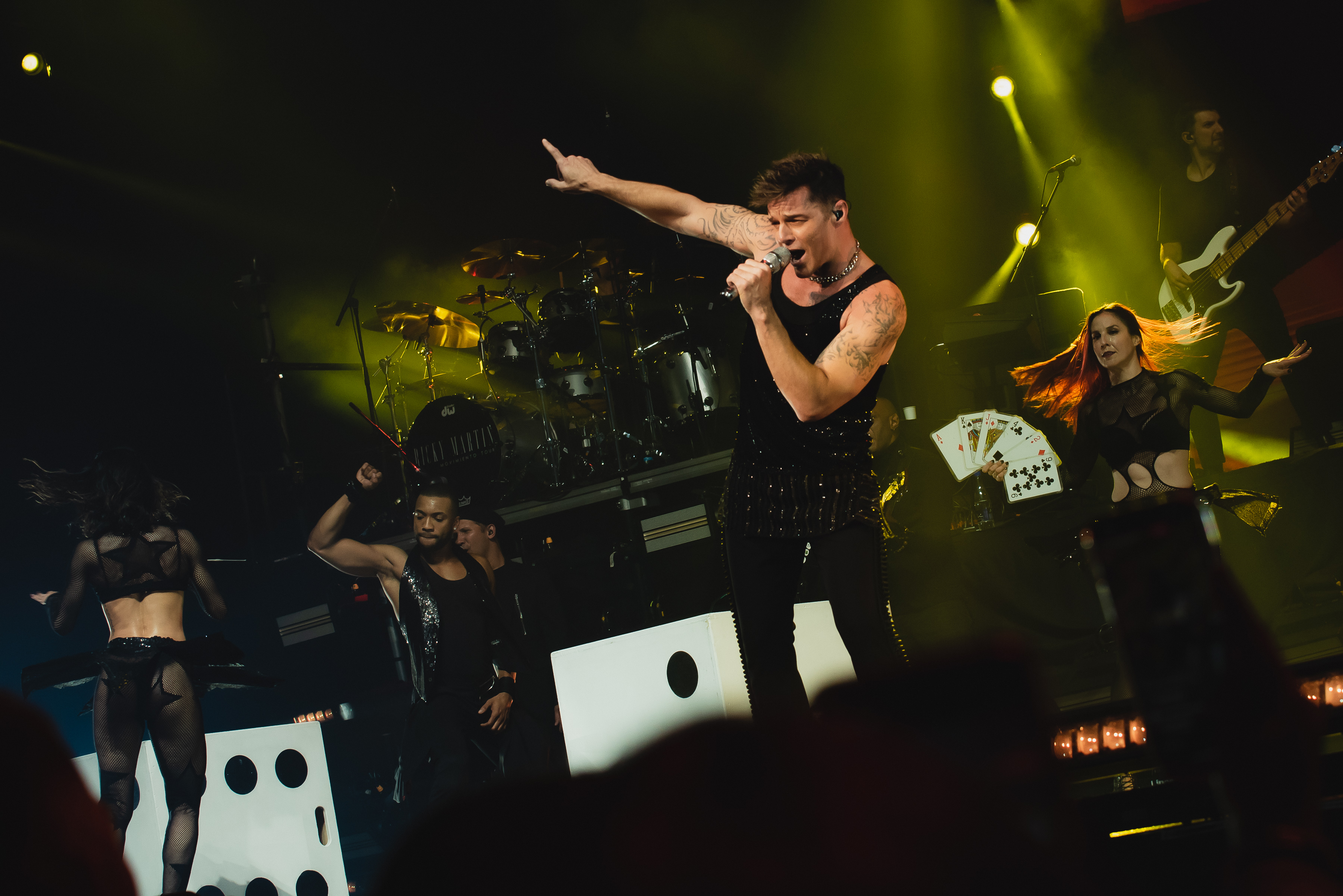 Fotos del concierto de Ricky Martín en Bogotá.