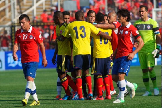 Colombia y Chile jugarán el 11 de octubre a las 4:00 p.m.