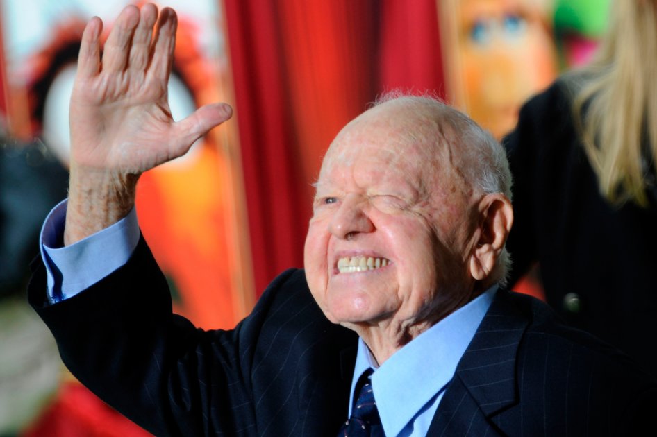 El actor Mickey Rooney.