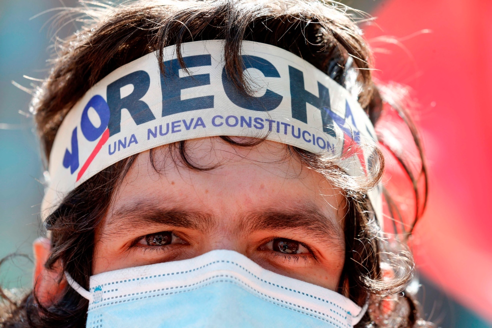 La otra cara de la protesta en Chile: los que no quieren cambiar la Constitución