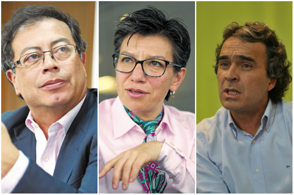 Gustavo Petro, Claudia López y Sergio FajardoFotos: Archivo El EspectadorDe todos modos, la consigna pareciera más bien del orden maquiavélico, pues resume la estrategia con la que muchos líderes o gobernantes logran imponerse sobre sus rivales, consistente en indisponer a los unos contra los otros.