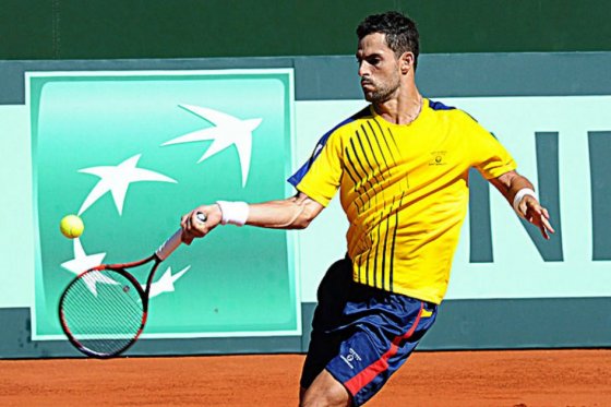santiago Giraldo, tenista colombiano. Foto: AFP