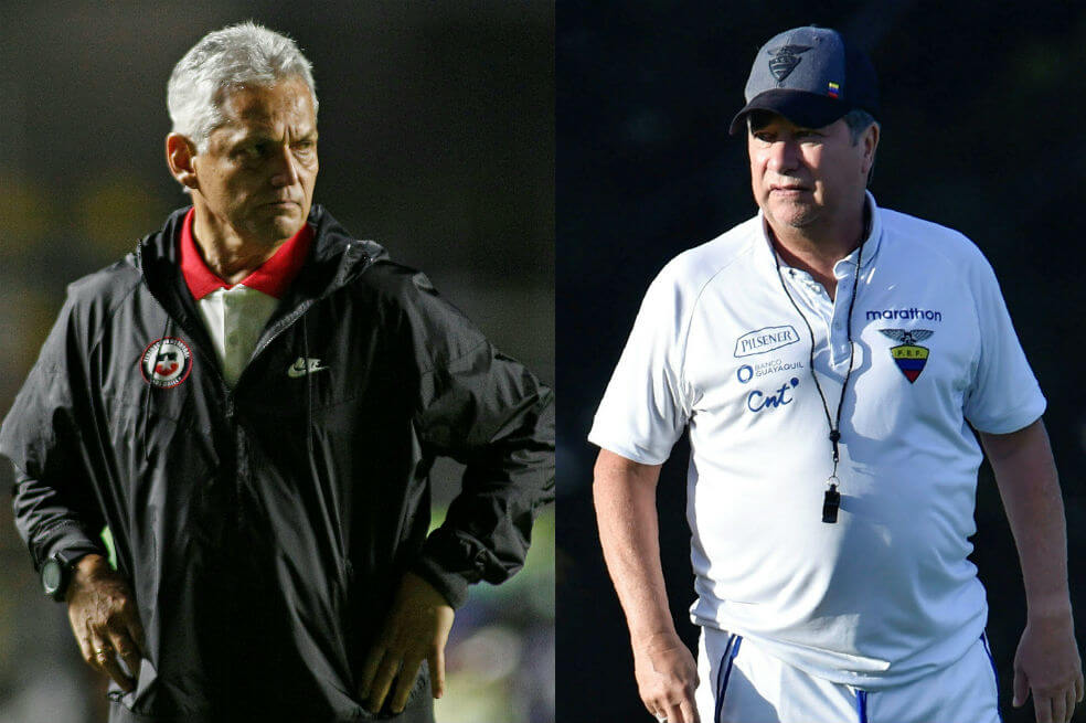 Chile vs. Ecuador: duelo de entrenadores colombianos