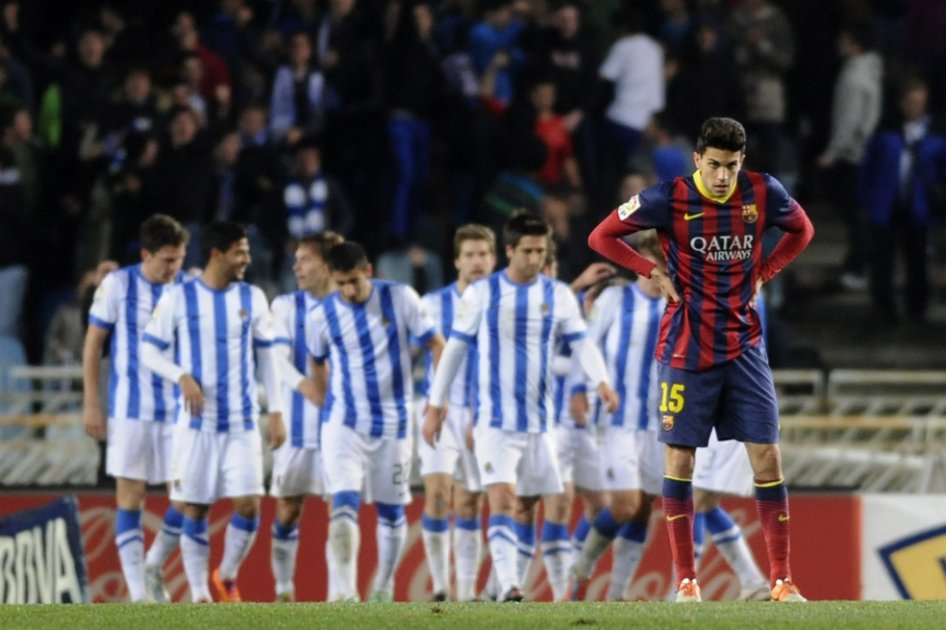 Barcelona cae ante la Real Sociedad y pierde el liderato de la Liga