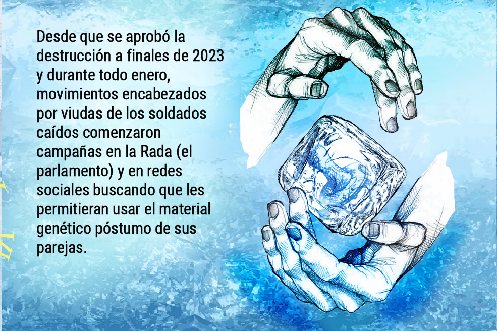 Dar vida después de la muerte: la nueva posibilidad para los soldados ucranianos caídos en combate.
