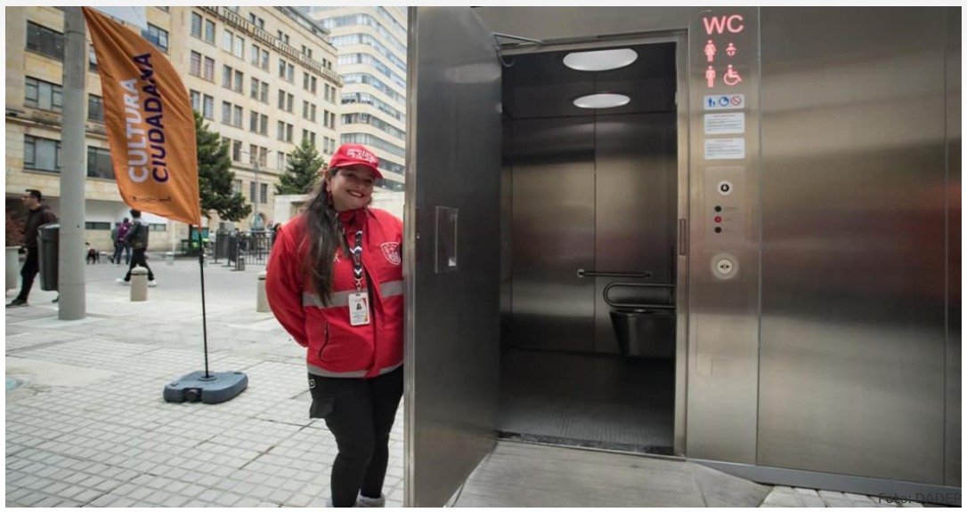Así es el nuevo baño público inteligente en Bogotá: ¿Dónde queda?