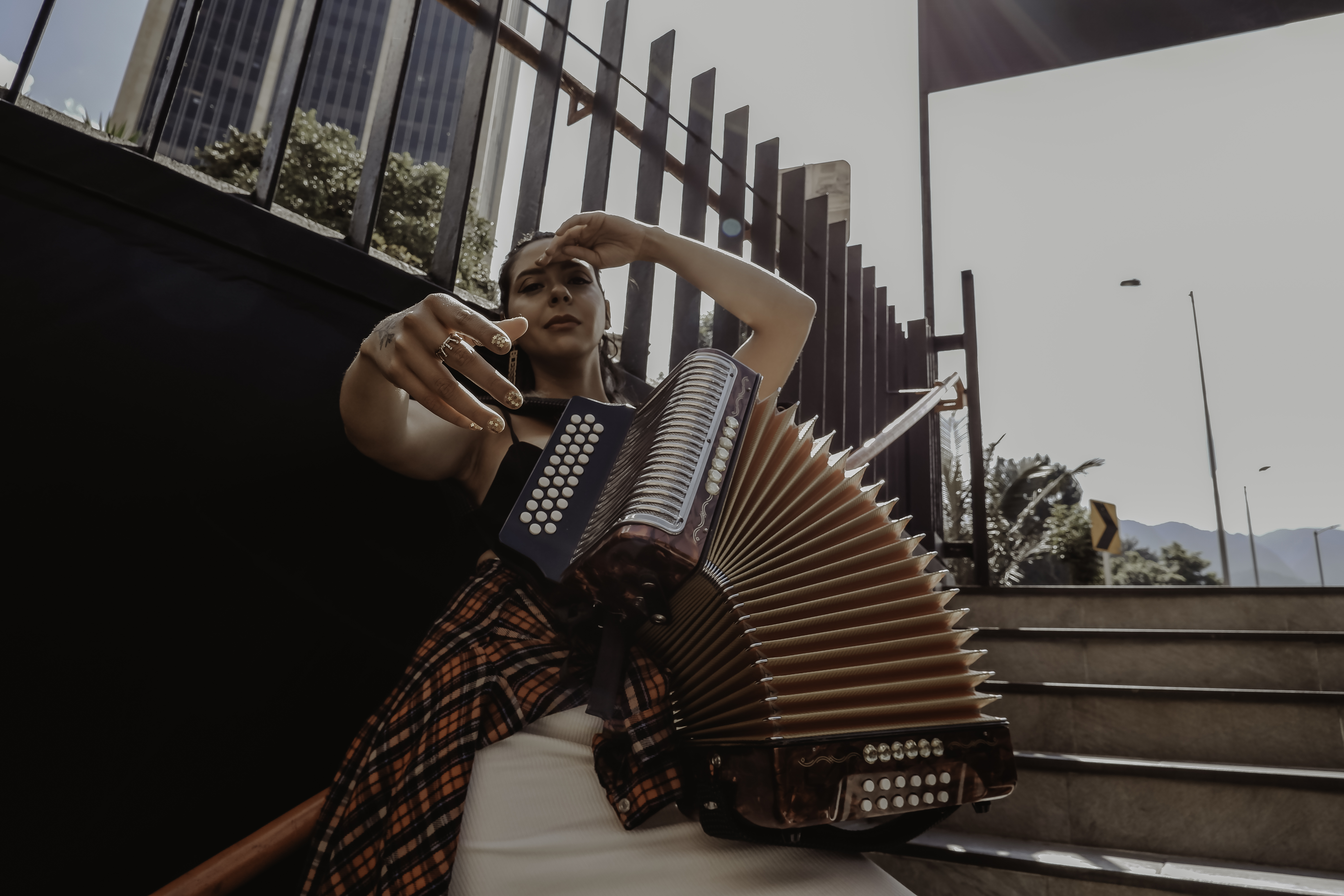 Diana Burco, la acordeonera colombiana nominada a los Grammy Latino