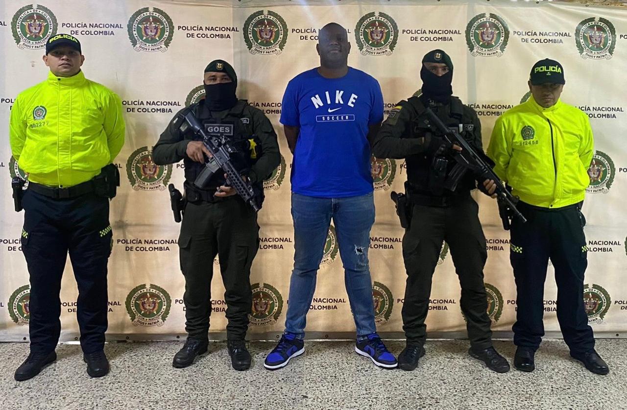 Cae alias “W”, señalado enlace del Clan del Golfo que enviaba cocaína desde Urabá