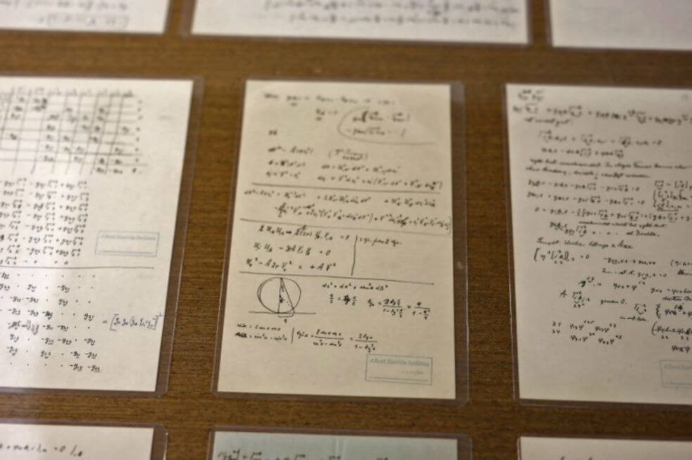 Recuperado un documento inédito de Albert Einstein