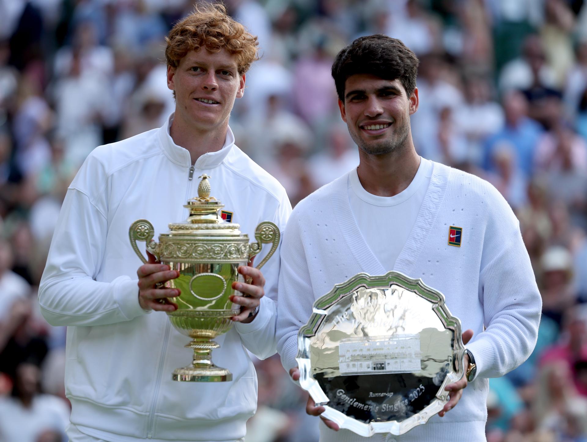 Sinner vs. Alcaraz, nueva era del tenis: revancha y gloria italiana en Wimbledon