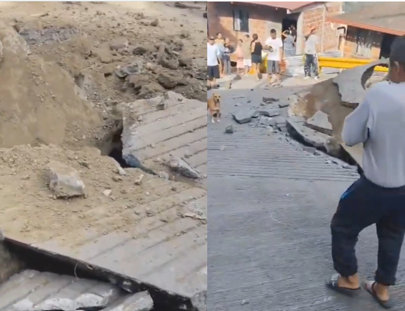 Explosión en Medellín: tubería causó emergencia en la comuna 1 (videos)