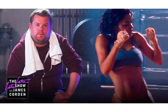 James Corden parodia Fade de Kanye West.
