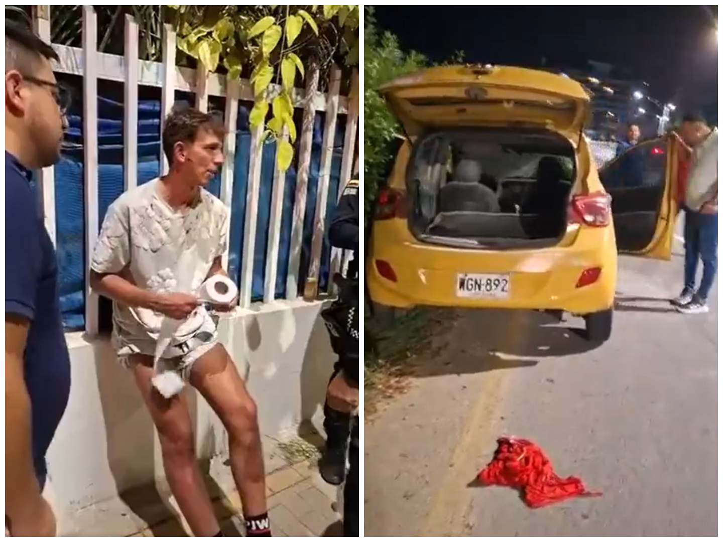 Intentaron robar a un turista búlgaro dentro de un taxi en Cartagena