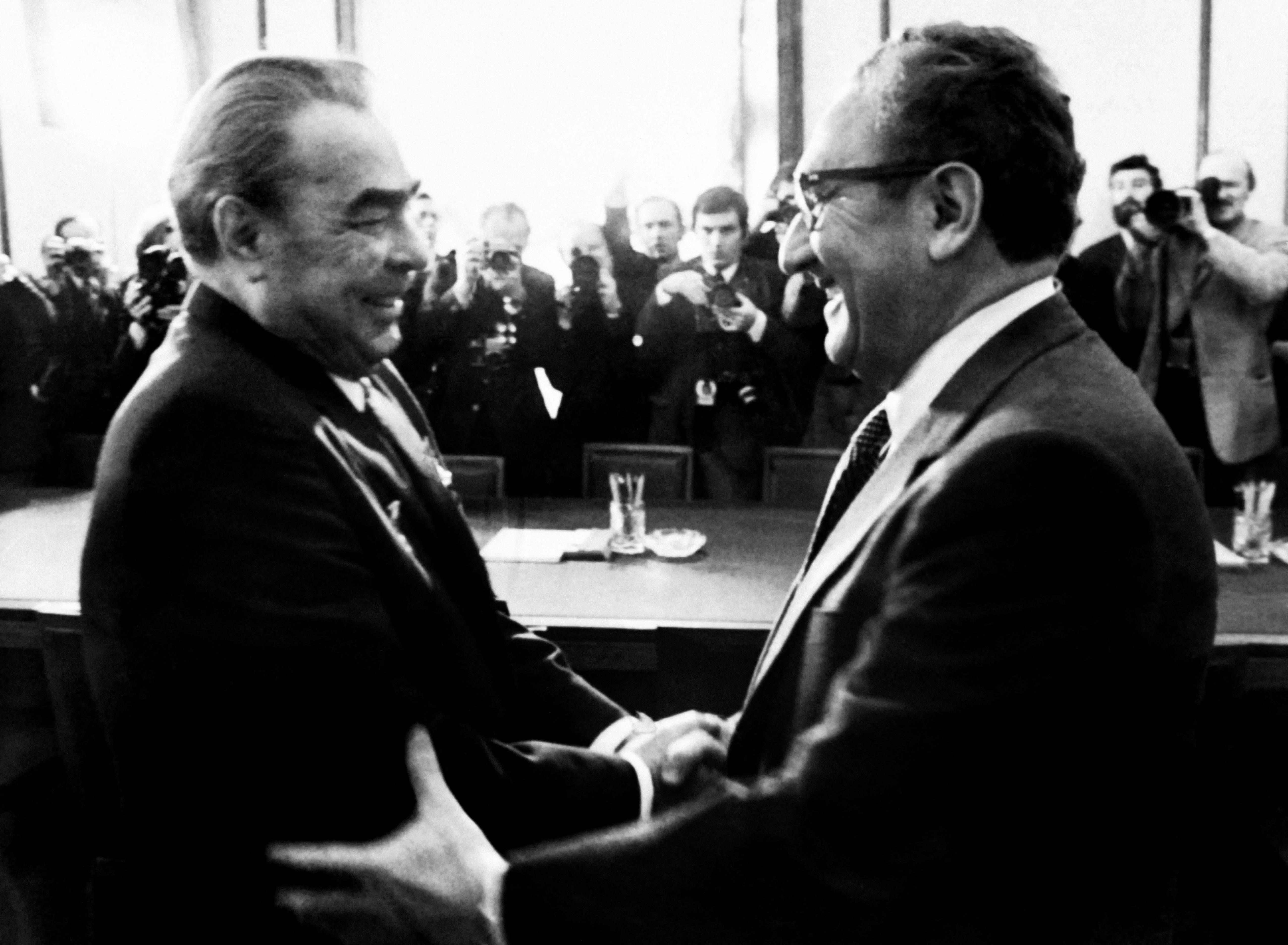 Henry Kissinger y personalidades del mundo