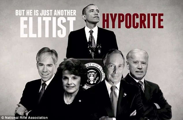 Con este video la Asociación del Rifle tilda de «hipócrita elitista» a Obama