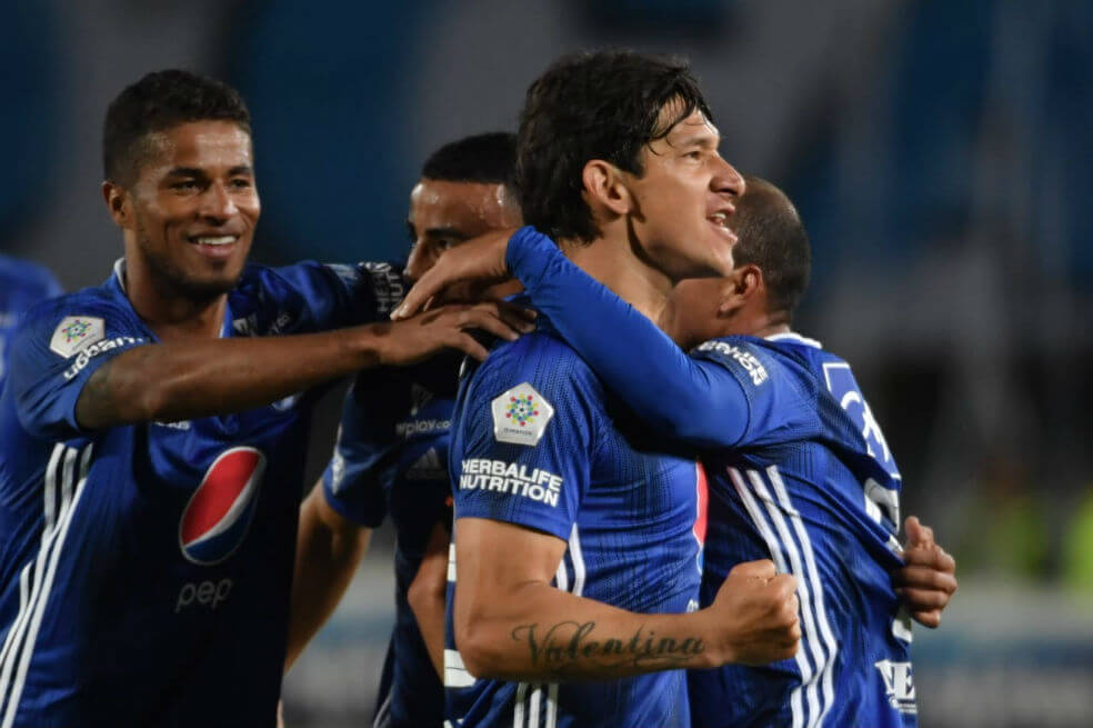 Millonarios goleó y mantiene el liderato de la Liga