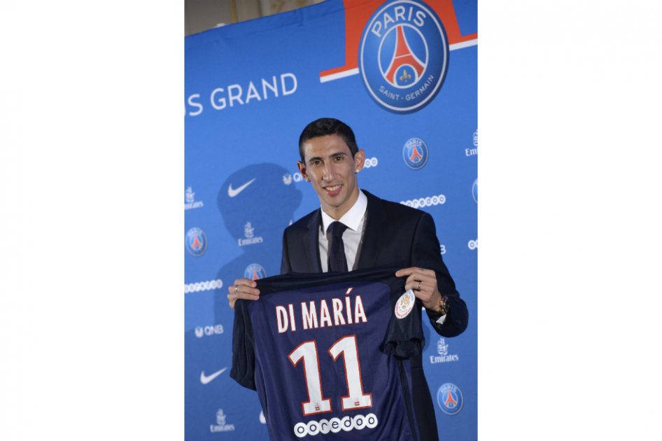 Ángel Di María fue presentado en el PSG