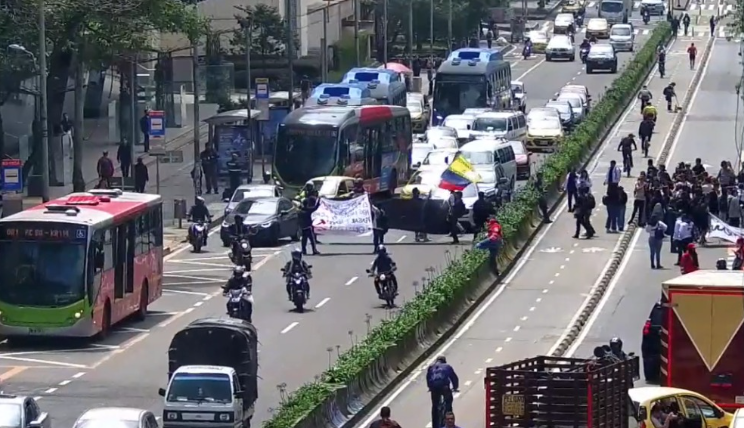 Movilidad hoy, 13 de noviembre: manifestantes en la U. Distrital se dispersan