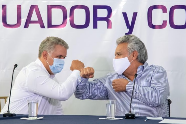Colombia y Ecuador destacan avances en obras fronterizas que interconectarán a ambos países