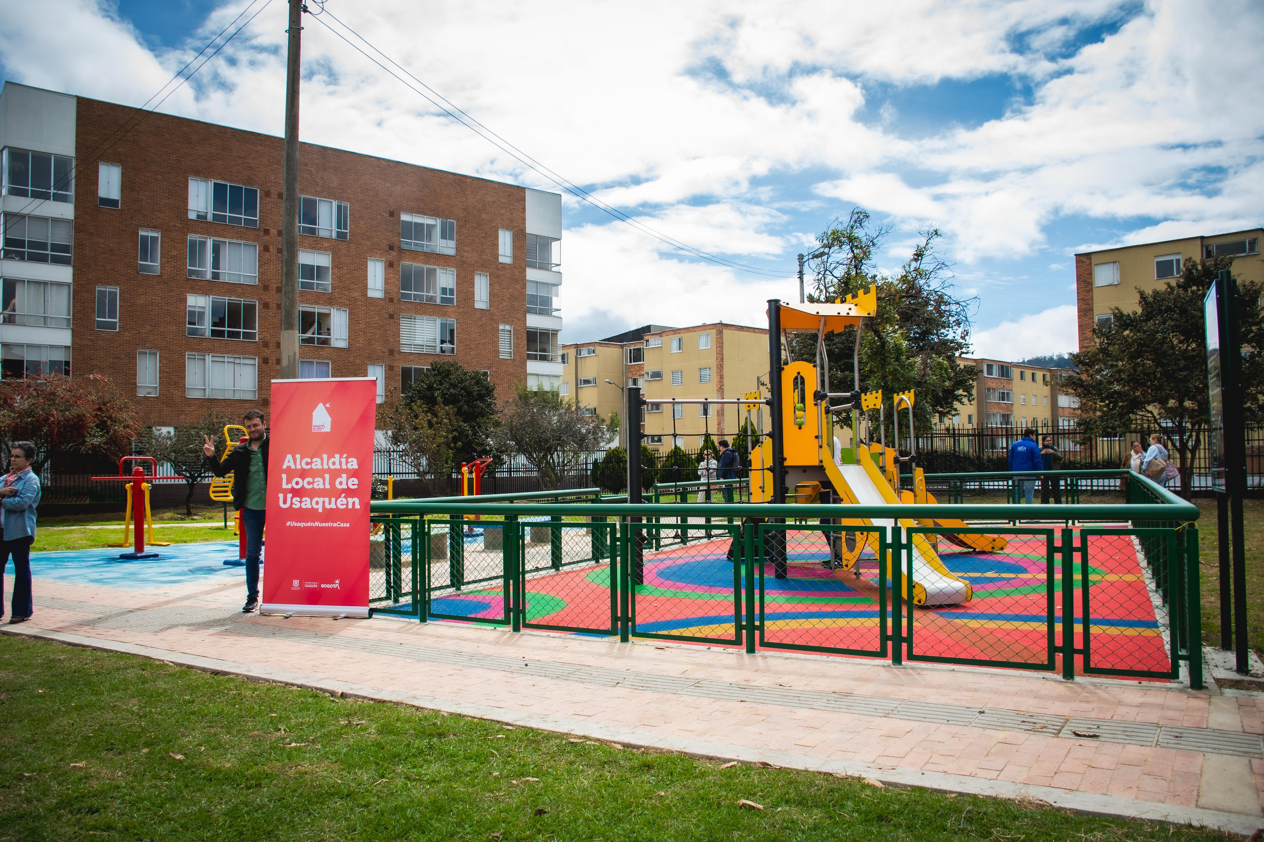 La increíble transformación de parque que había sido vandalizado en Usaquén