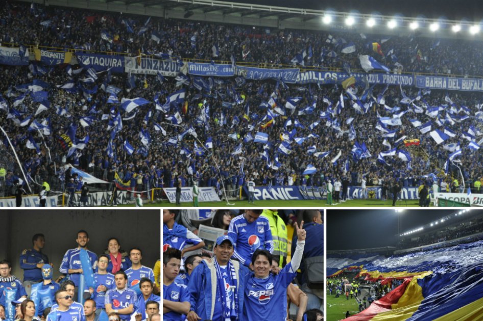 Millonarios, líder en asistencia en el fútbol colombiano