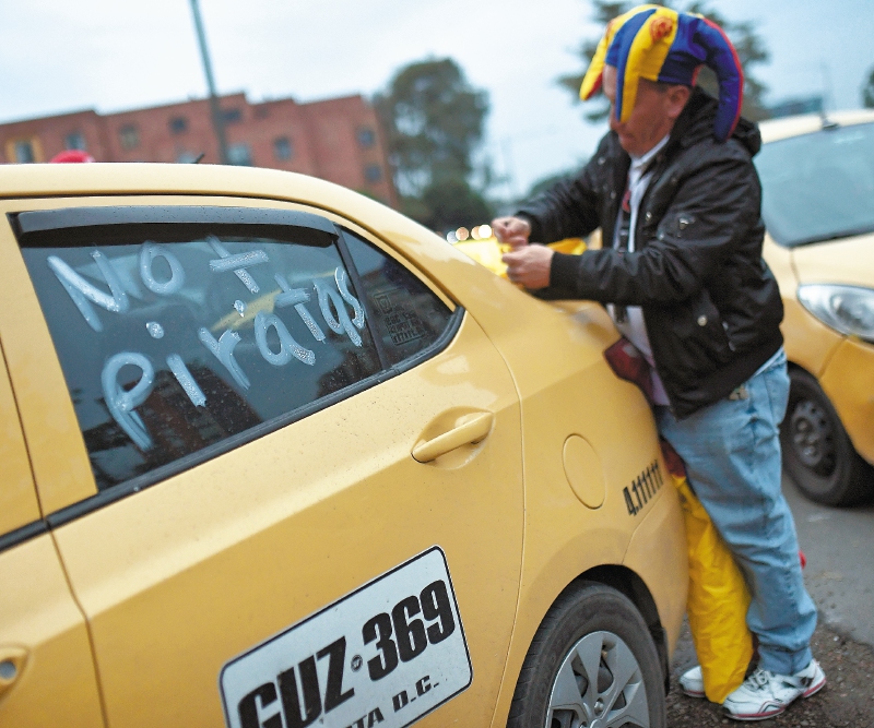 Paro de taxistas en Bogotá: así está el panorama