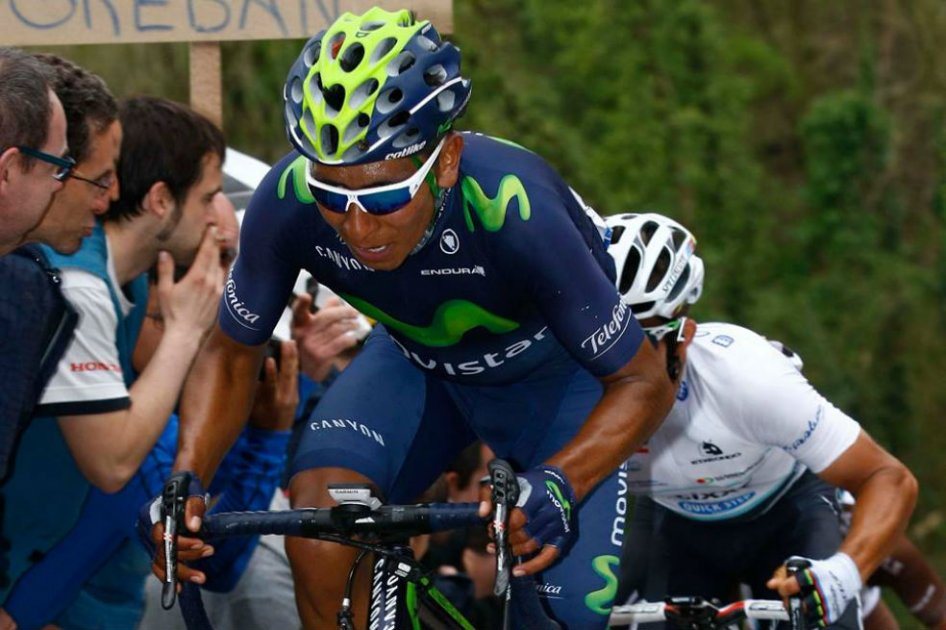Nairo Quintana, pedalista del equipo Movistar. Foto: Movistar Team