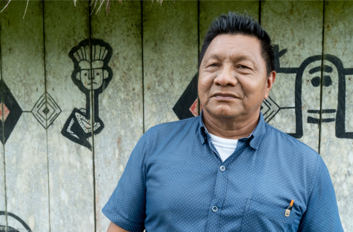 Roberto Ordoñez, autoridad tradicional de la comunidad indígena Ismuina, del municipio de Solano.
