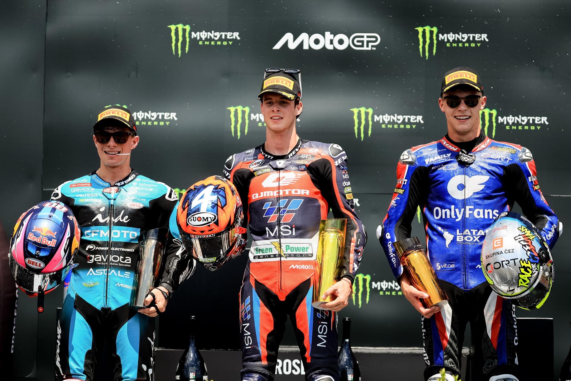 El colombiano David Alonso logró su segunda pole position consecutiva en Moto2