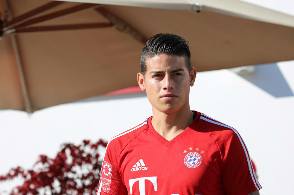 James Rodríguez volvió a entrenamientos con el Bayern Munich