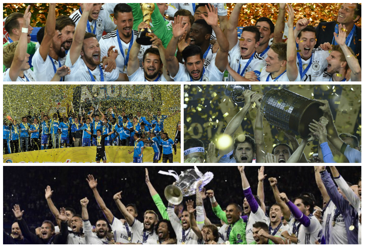 Equipos de fútbol campeones de los torneos más importantes del 2017