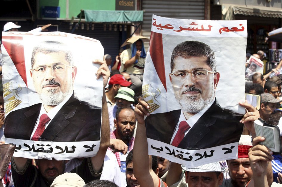 Partidarios del depuesto presidente Mohamed Mursi protestan en El Cairo./ EFE