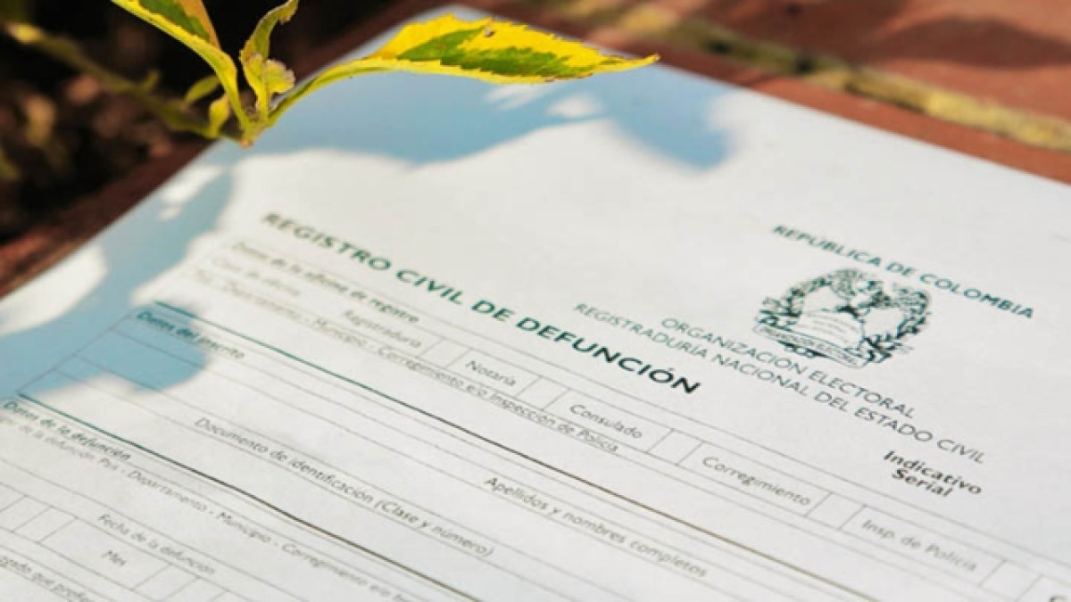 Registro de defunción en Colombia: ¿quién puede solicitarlo y cómo?