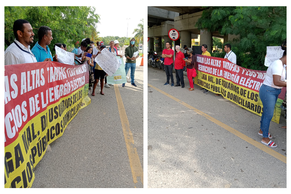 Quema de recibos y protestas por el alza en las tarifas de energía en el Caribe