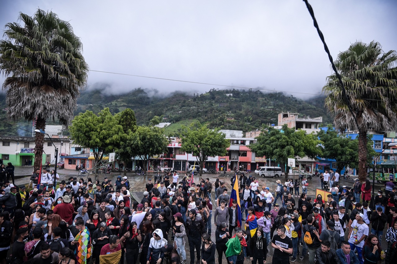 Nariño y Cauca también alzaron su voz: así vivió la juventud otra jornada de paro en San Bernardo