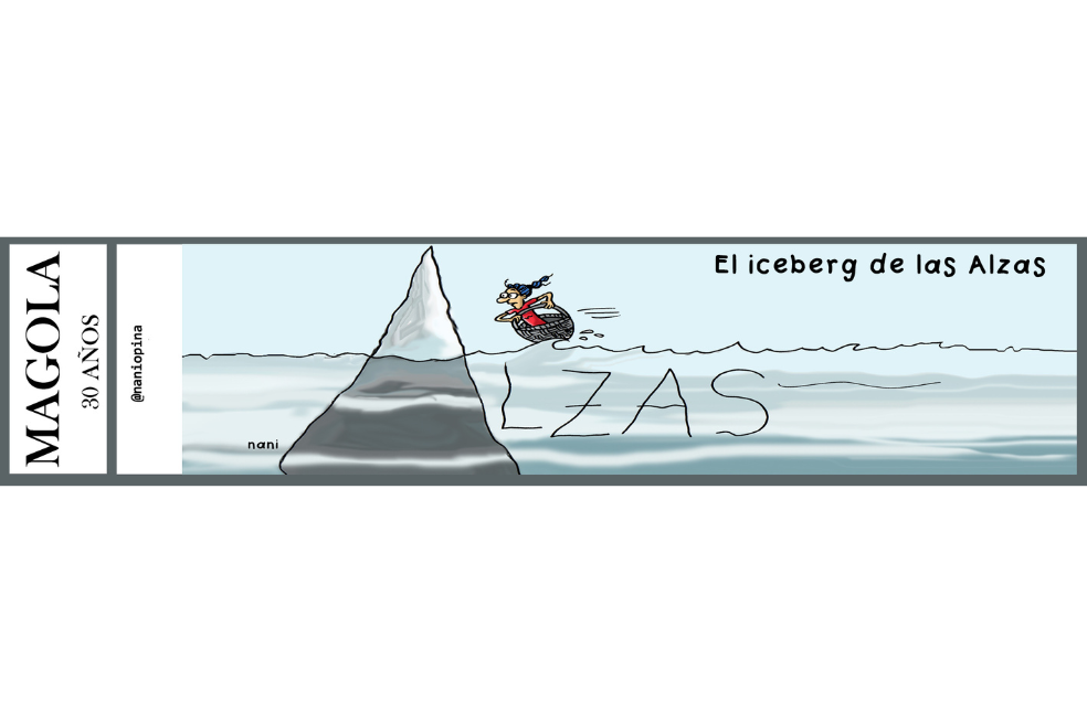 El iceberg de las alzas