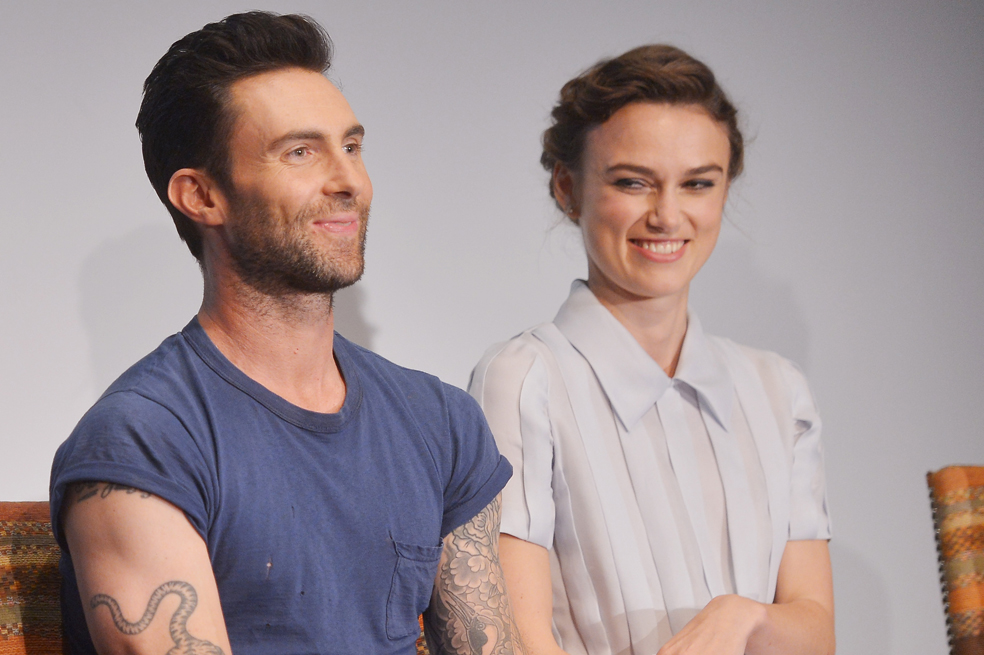 Adam Levine debuta en el cine junto a Keira Knightley