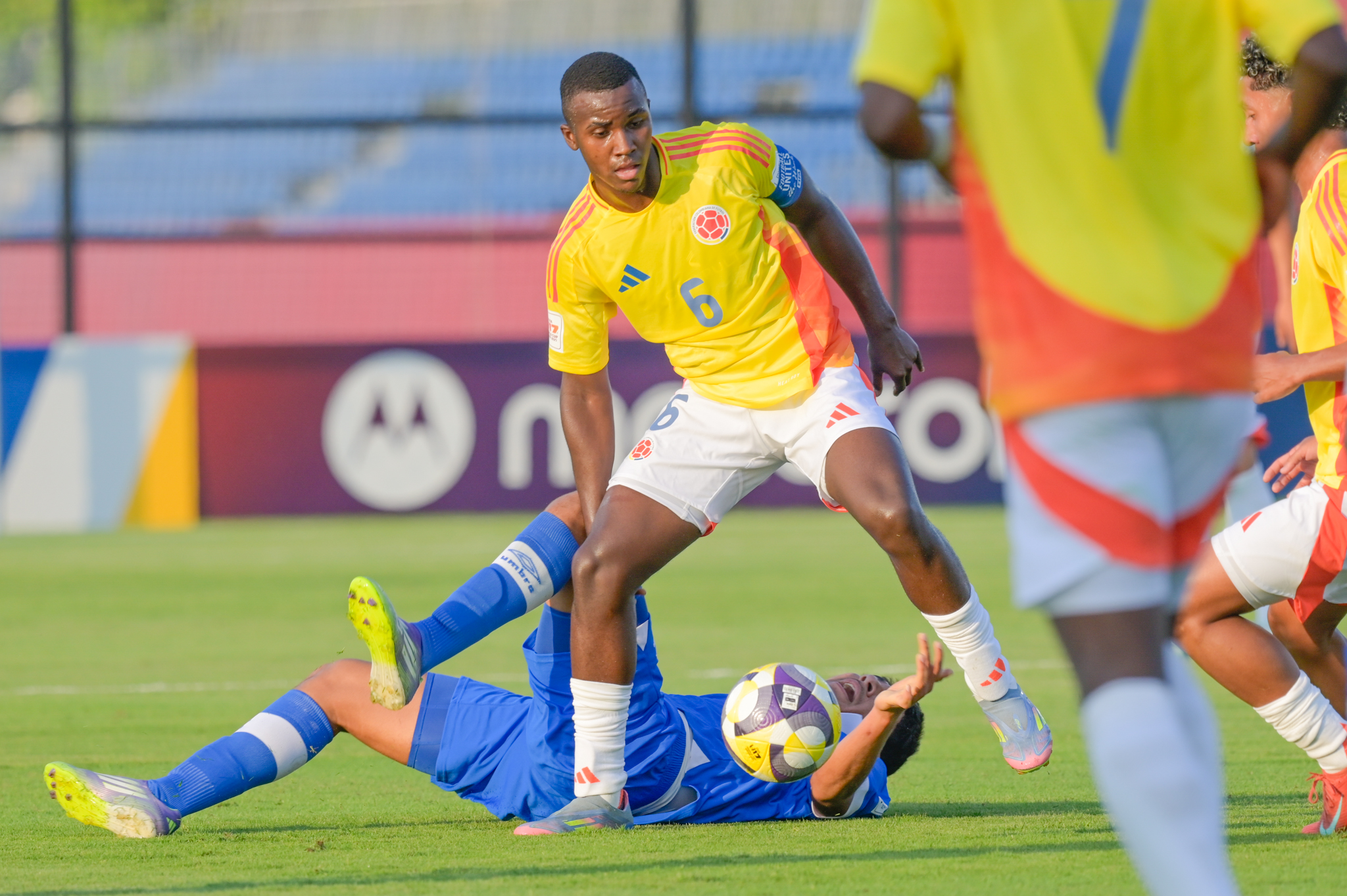Cristian Orozco, mediocampista de la selección de Colombia Sub-17.