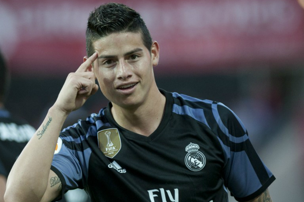 Padrastro de James prefiere verle titular fuera, que suplente en el Madrid