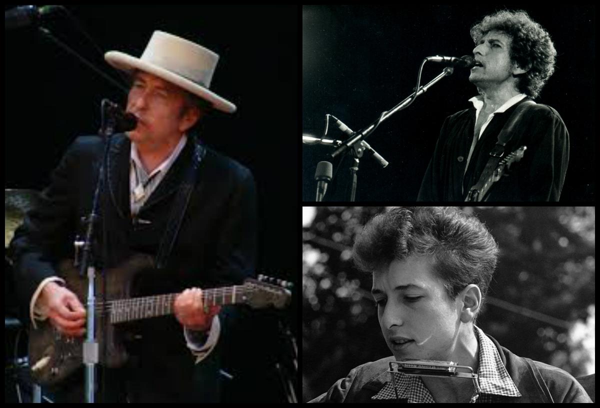 Siete fotos que resumen la carrera musical de Bob Dylan