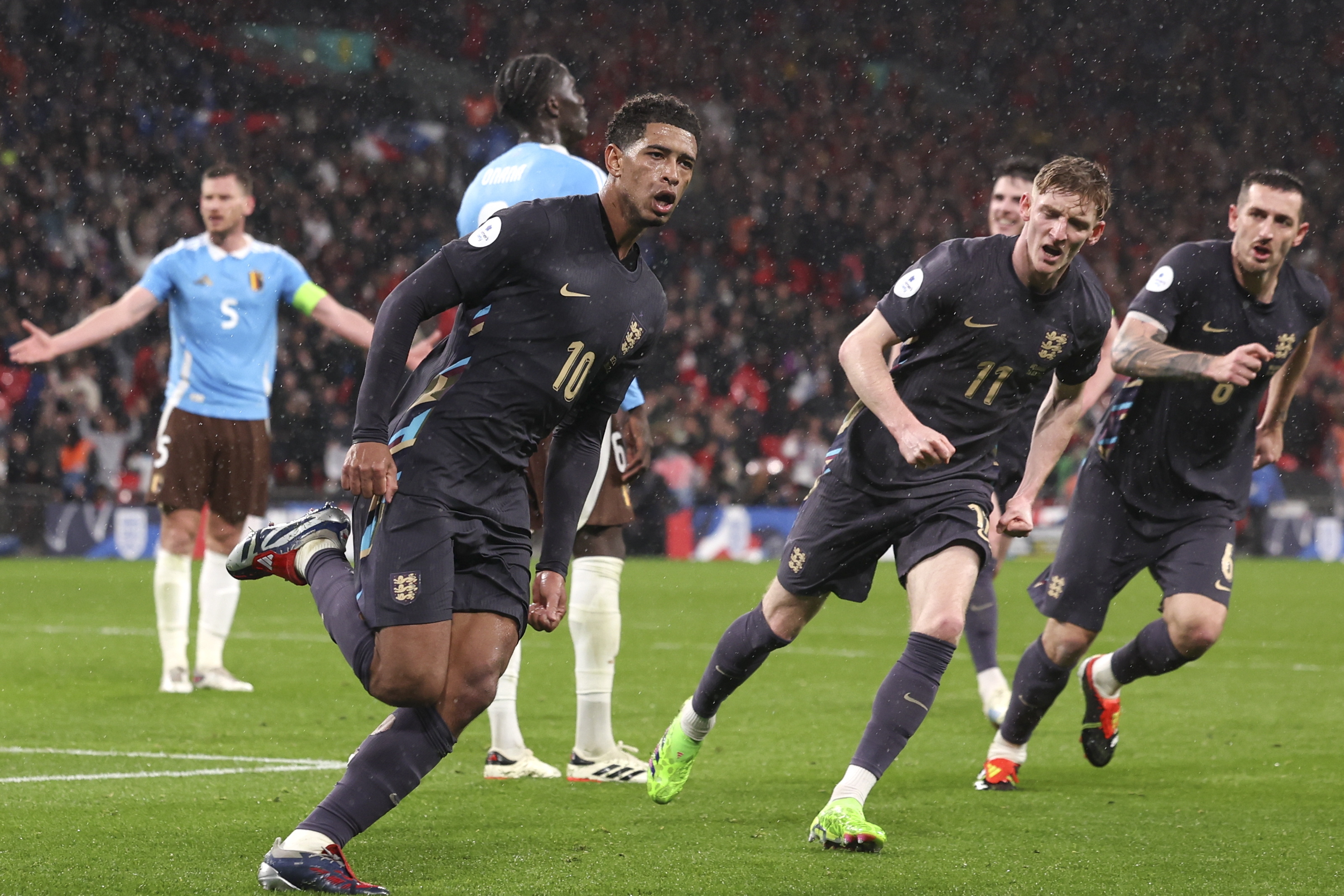¡En el último minuto! Bellingham rescató a Inglaterra ante Bélgica: vea los goles