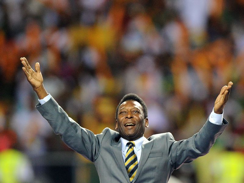 Edson Arantes do Nacimento, Pelé, uno de los mejores deportistas y personajes más influyentes de la historia mundial del fútbol.  / AFP
