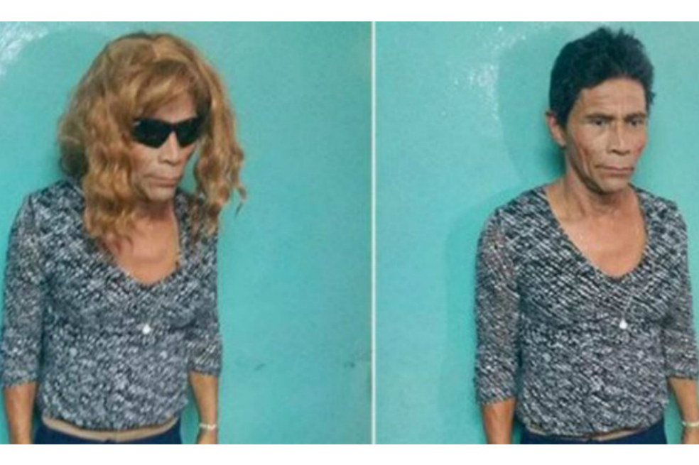 Preso hondureño intentó escapar de prisión disfrazado de mujer