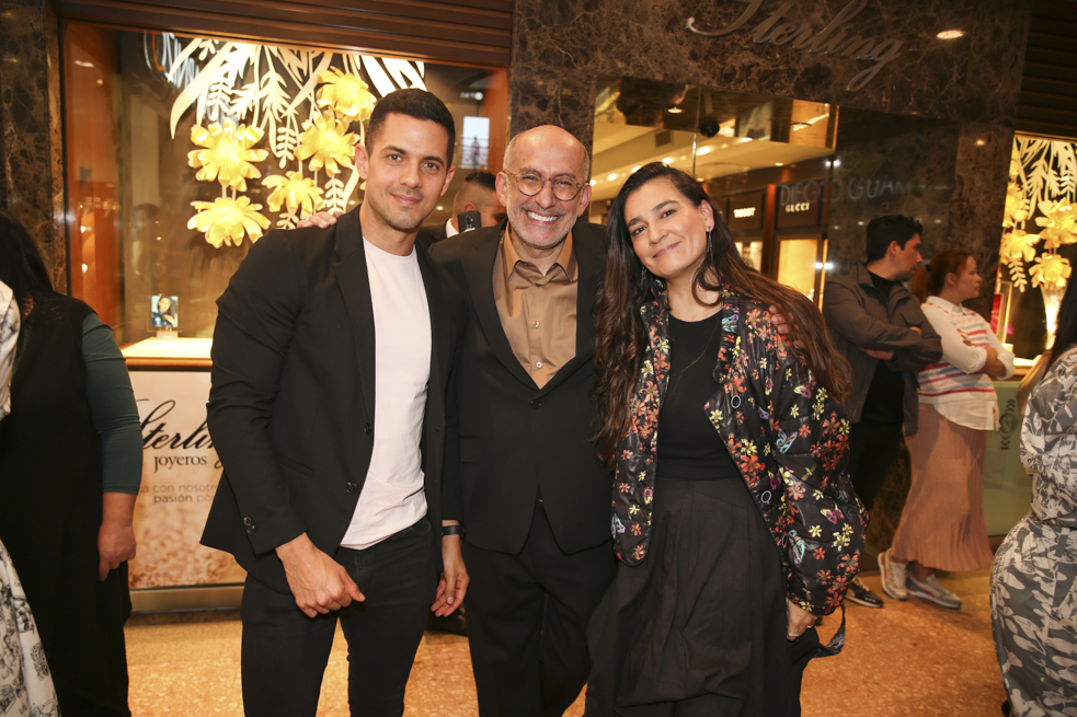 Sebastián Díez, Diego Guarnizo y Shela Aguilera