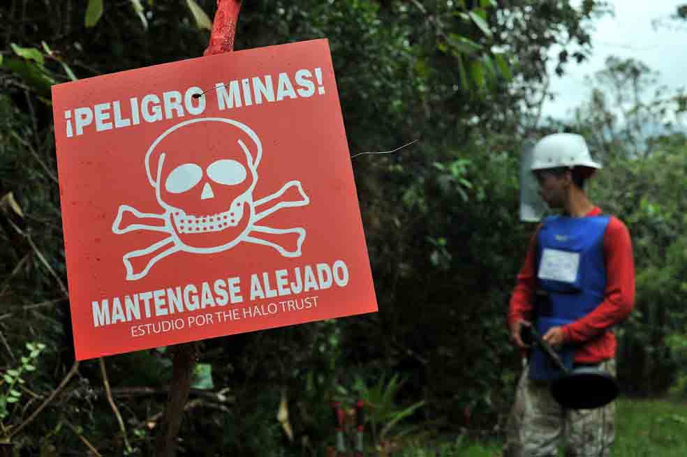 El plan piloto del desminado