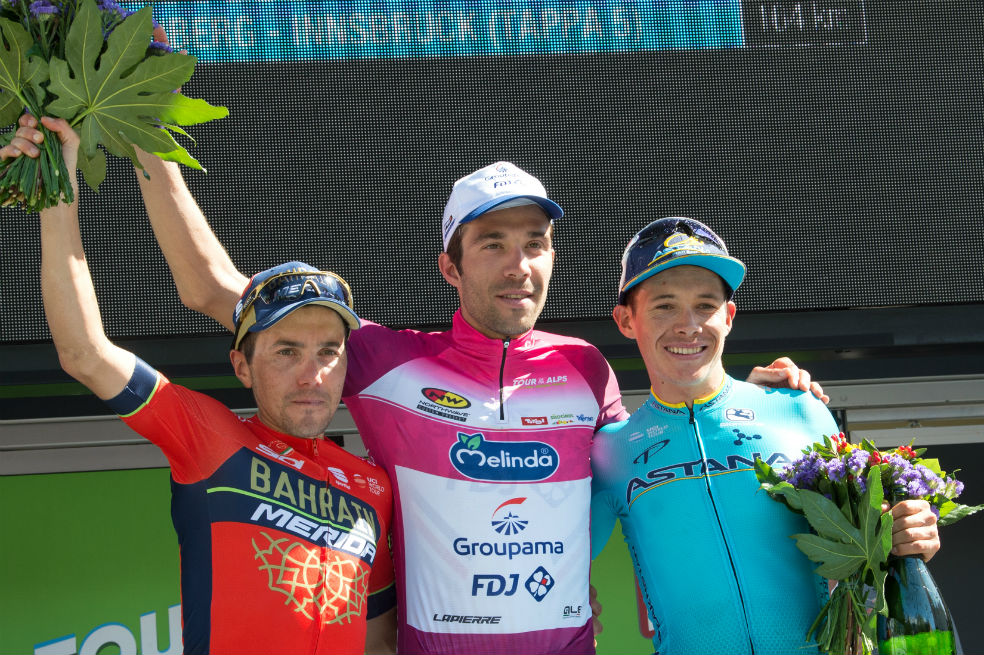 Miguel Ángel López terminó tercero en el Tour de los Alpes