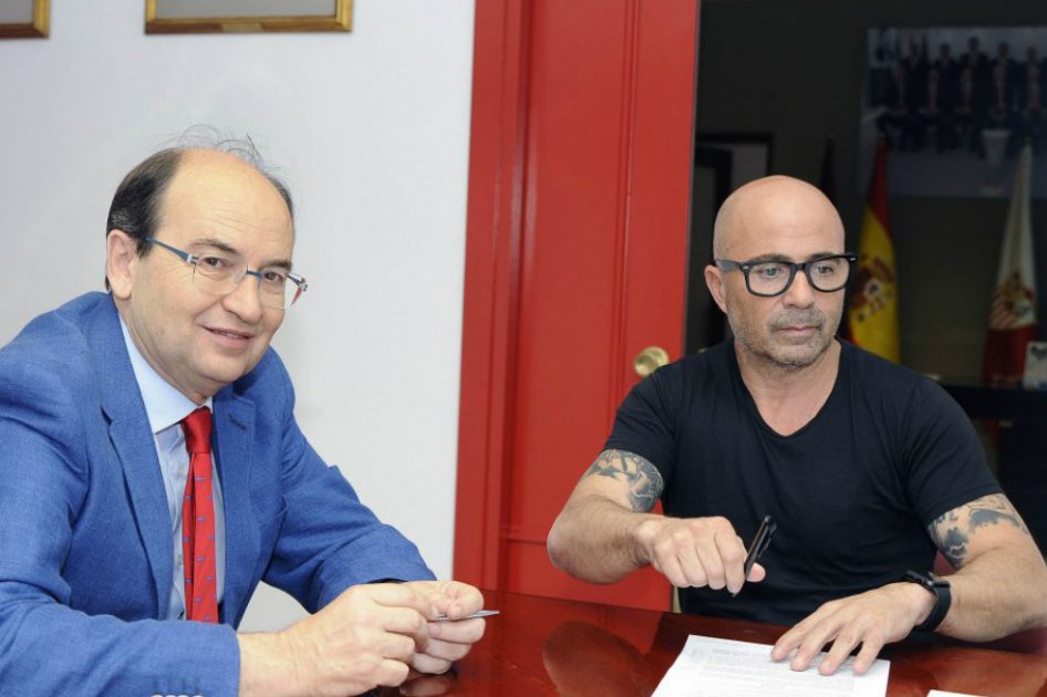Jorge Sampaoli, nuevo técnico del Sevilla de España