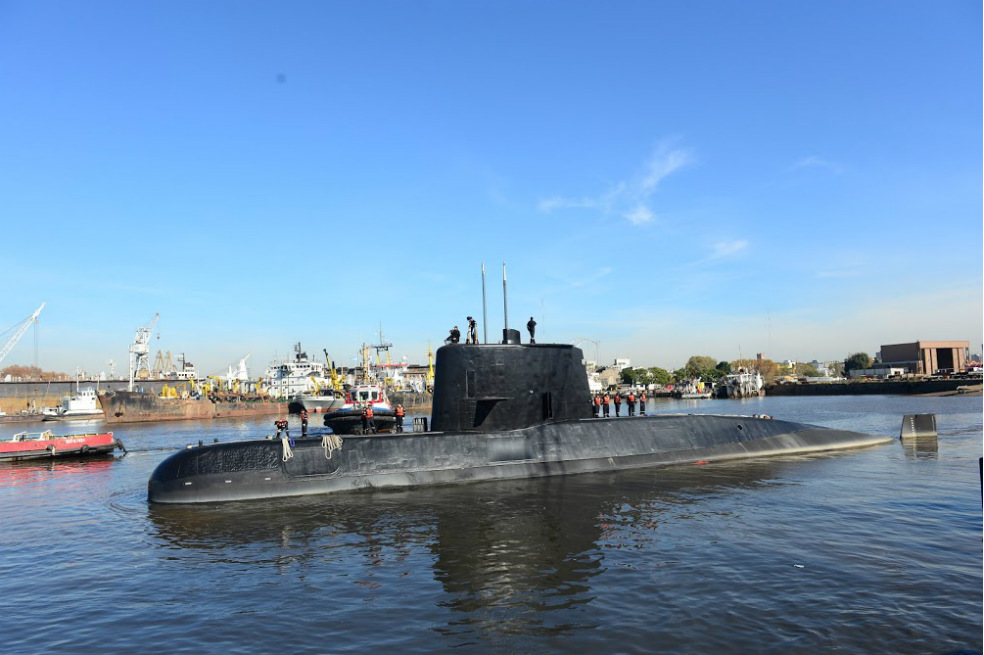Argentina espera un sonar de «muy alta resolución» para buscar al submarino