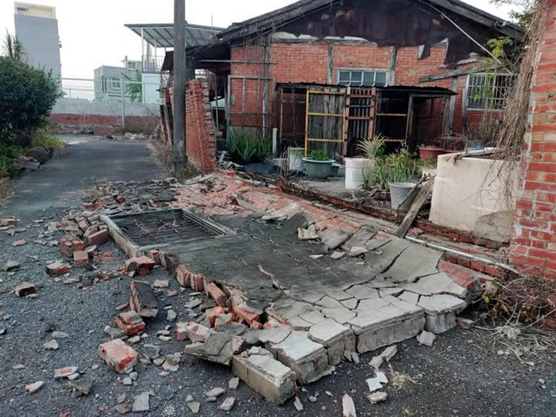 Un terremoto de magnitud 6,4 sacudió el sur de Taiwán